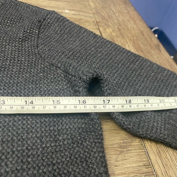 EILEEN FISHER Merino Wool Contrast Stitch Sweater Dress size Small - Picture 5 of 11